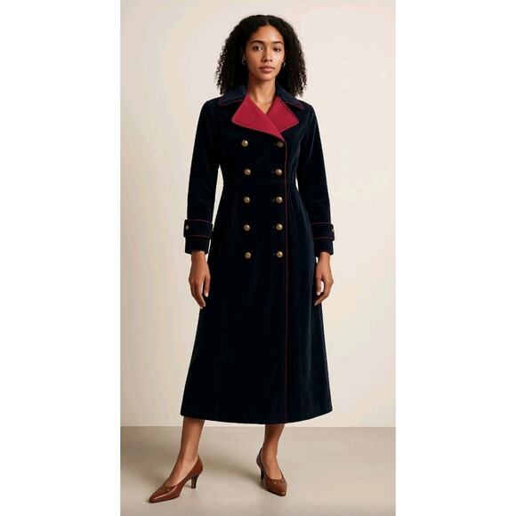 VINTAGE 60’S 77 ORIGINALS NEW YORK VELVET MILITARY OPERA COAT - Picture 1 of 16